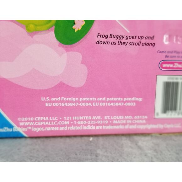 Zhu Zhu lot - babies hop along baby buggy NIB, 1 hampster & a book with stickers - Picture 11 of 13